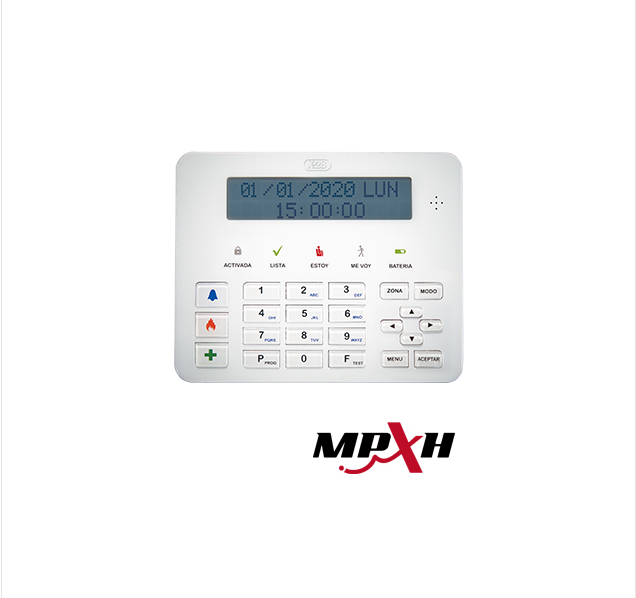 TECLADO FULL LCD. TODOS LOS MENSAJES DEL SISTEMA