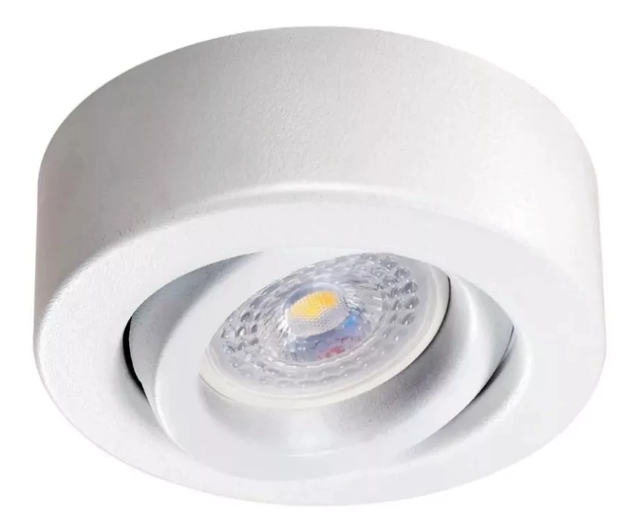 APLIQUE SEMI EMBUTIDO BLANCO GU10