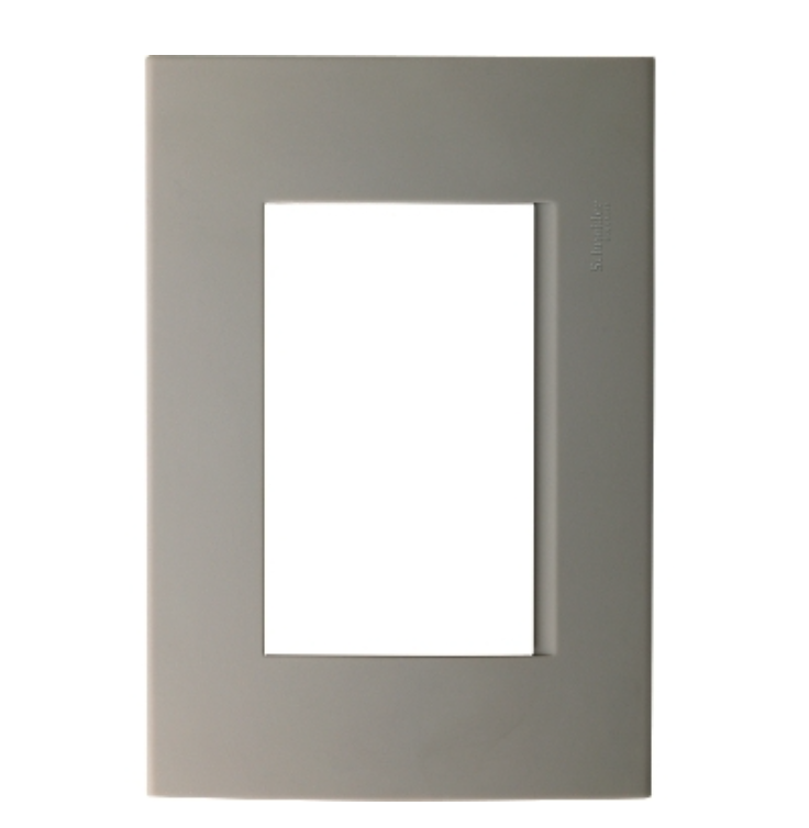 TAPA 3 MODULOS GRIS RODA SCHNEIDER 