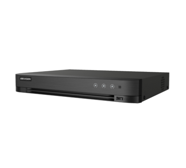 DVR HIKVISION 5.0 ACUSENSE, 4 CH + 2 IP, 4 MEGAS , RECONOCIMIENTO ROSTROS, INTRUSION, DETEC. HUMANO 
